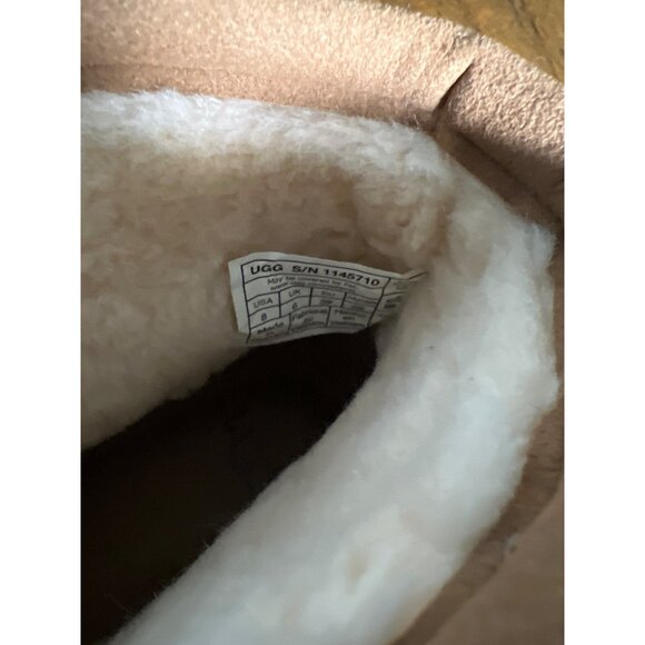 UGG Brown and Cream Fur Ankle Booties - Picture 7 of 10